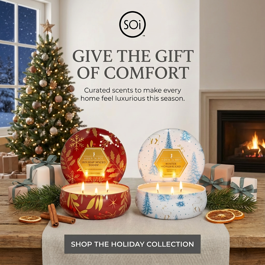 Holiday Spiced Toddy + Winter Wonderland Duo | 21oz Triple Wick Tin (x2)