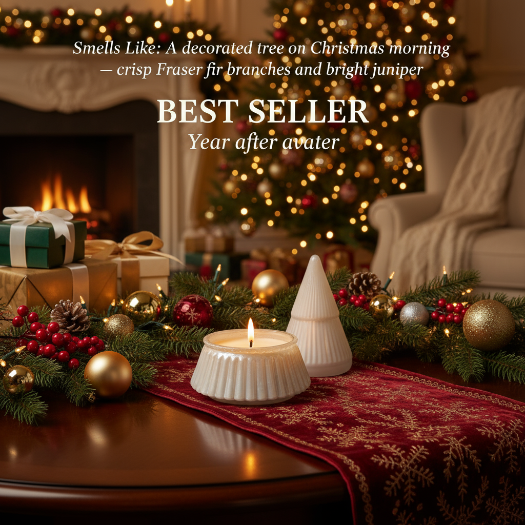 Winter Wonderland Duo | 9oz (X2) Christmas Tree Candle