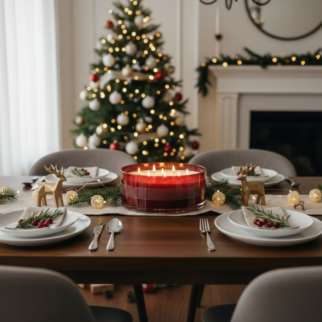 Holiday Spice | 60oz Plaid Glass XL