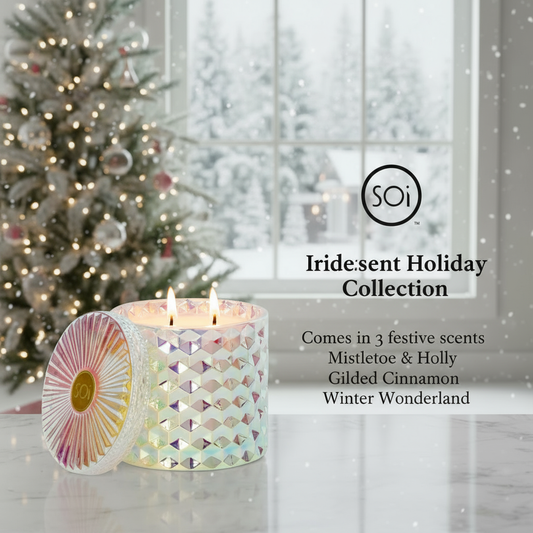 Winter Wonderland | 15oz Shimmer Candle (Iridescent) - Holiday Magic