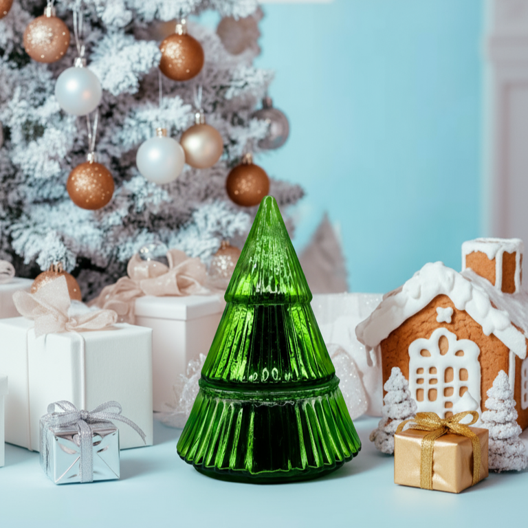 Mistletoe & Holly | 9oz Christmas Tree Candle