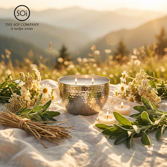 Mountain Sage & Vetiver | 18oz Metal Candle
