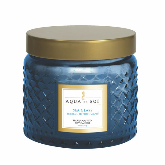 Sea Glass | 11oz Faceted Jar Candle