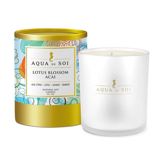 Lotus Blossom Acai | 9oz Luxe Box Candle
