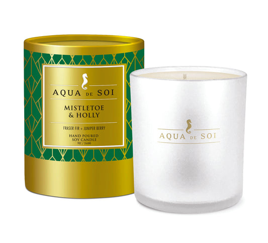 Mistletoe & Holly | 9oz Luxe Box Candle - Holiday Magic
