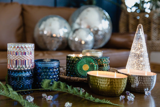 Blue Spruce | 15oz Shimmer Candle - Holiday Magic