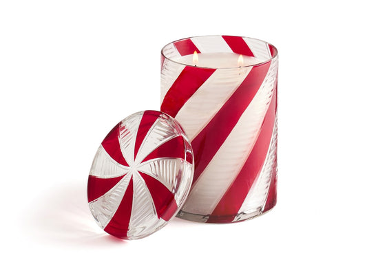 Peppermint Twist | 26oz Glass XL Candle - Holiday Magic