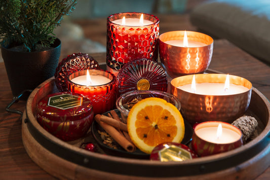 Holiday Spiced Toddy | 8oz Petite Shimmer Candle - Holiday Magic
