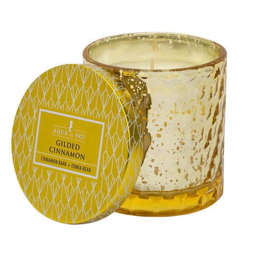 Gilded Cinnamon | 5oz Shimmer Candle - Holiday Magic