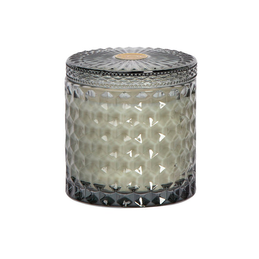 Heathered Suede | 15oz Shimmer Candle