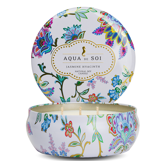 Jasmine Hyacinth | 21oz Triple Wick Tin Candle