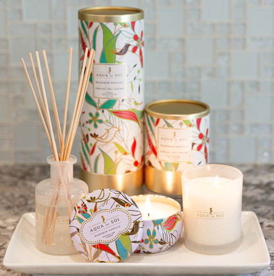 Kashmir Vanille | 9oz Luxe Box Candle