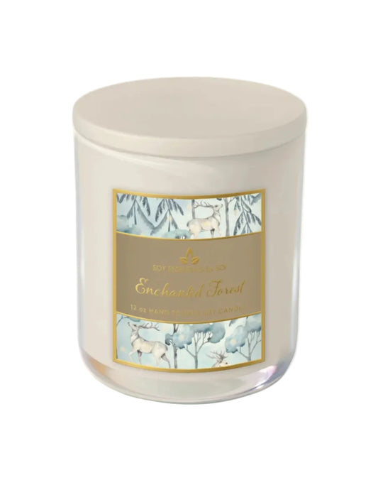 Enchanted Forest | 12oz Glass Candle - Watercolors Collection