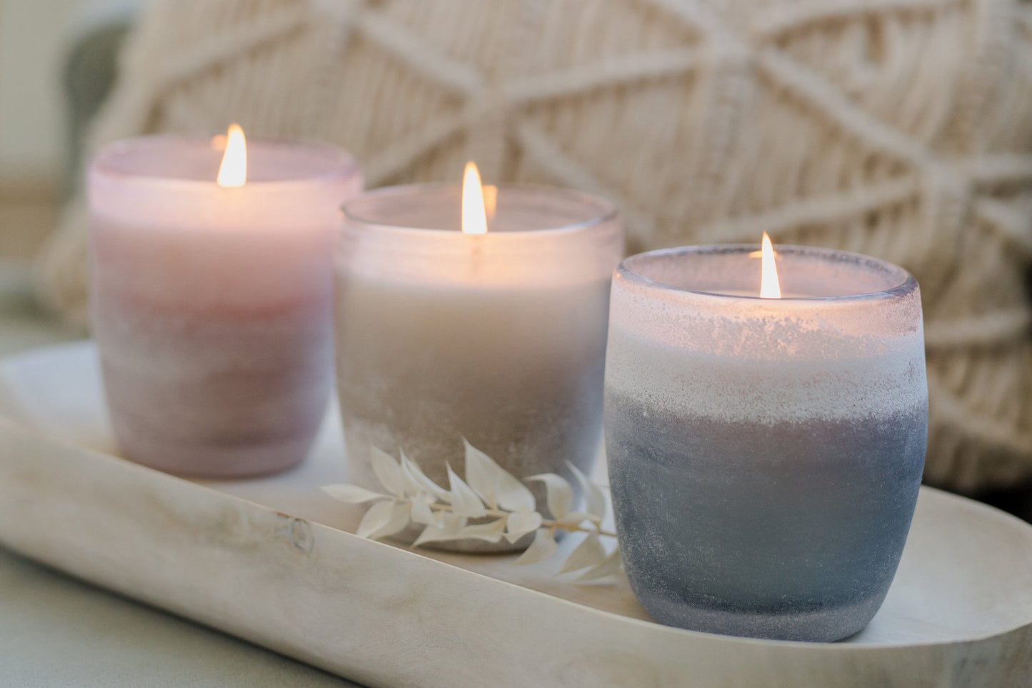 Lavender Vanilla | 13oz Sea Glass Candle