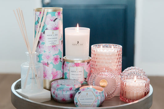 Pink Chiffon | 7oz Reed Diffuser Candle