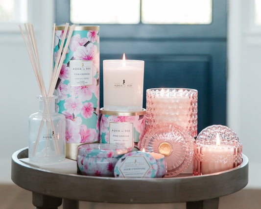Pink Chiffon | 9oz Luxe Box Candle