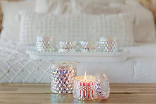 Sparkling Vanille | 8oz Petite Shimmer Candle