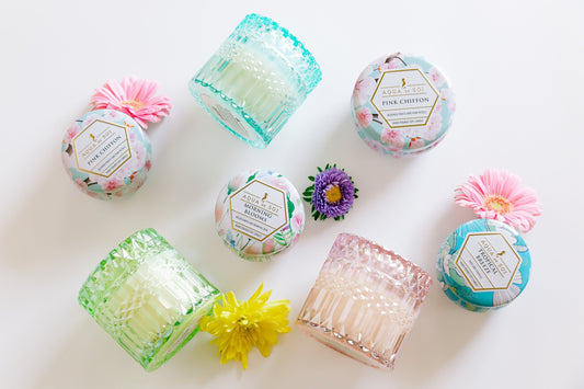 Morning Blooms | 8oz Petite Shimmer Candle