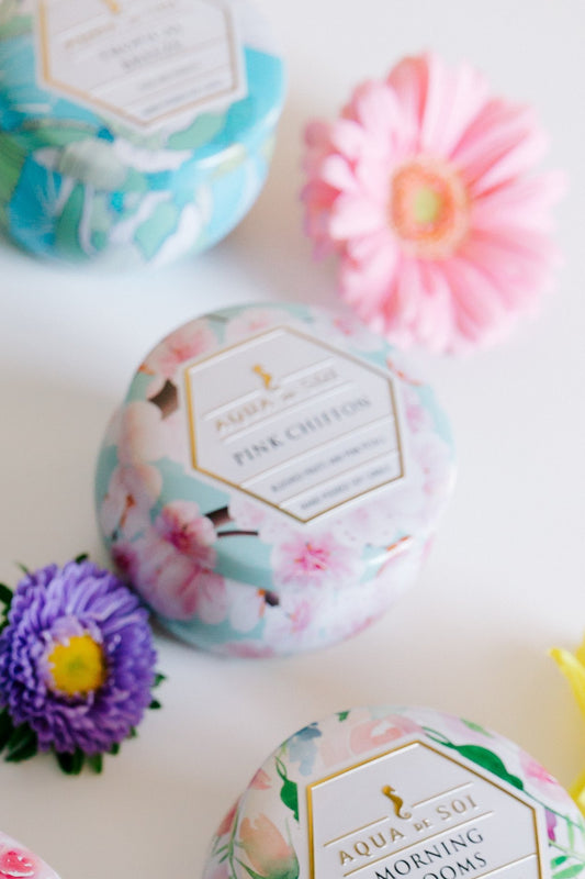 Pink Chiffon | 9oz Travel Tin Candle
