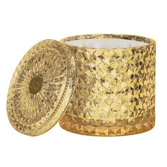 Gilded Cinnamon | 15oz Shimmer Candle - Holiday Magic