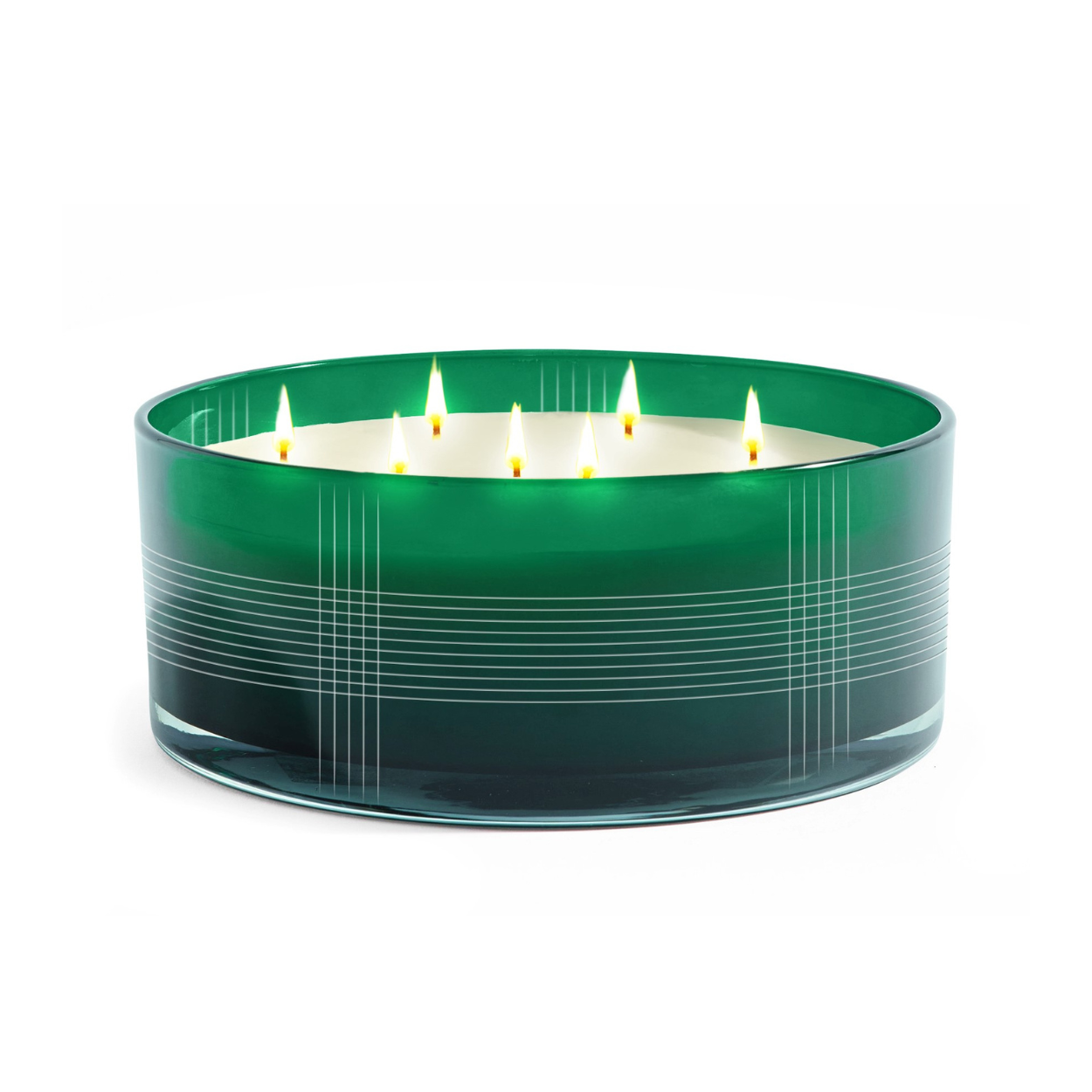 Mistletoe & Holly | 60oz Plaid Glass XL