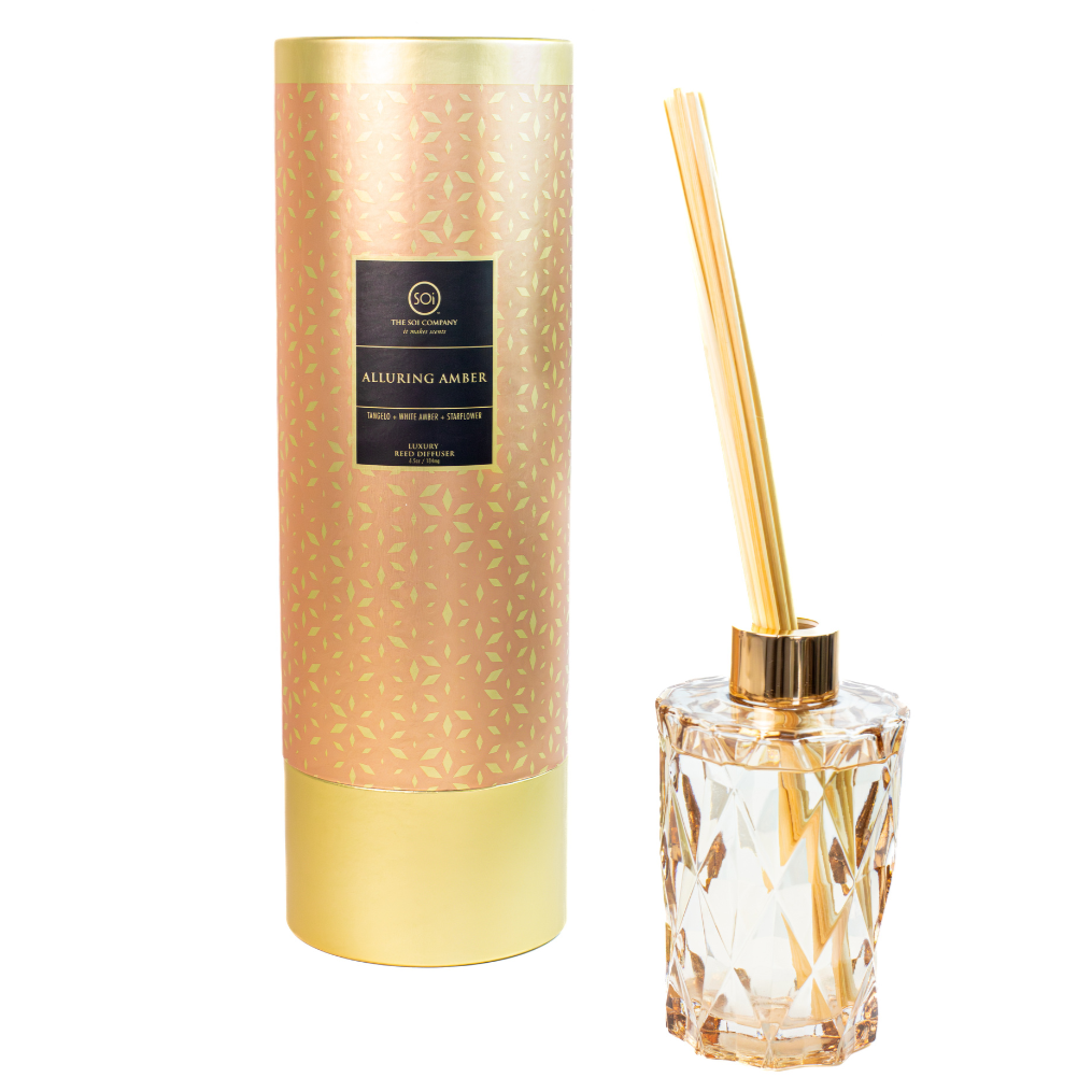 Alluring Amber | 7oz Luxe Reed Diffuser – The Soi Co