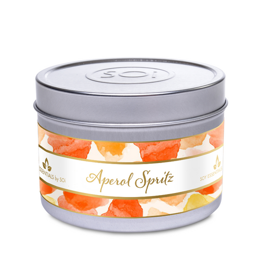 Aperol Spritz | 8oz Tin Candle - Watercolors Collection
