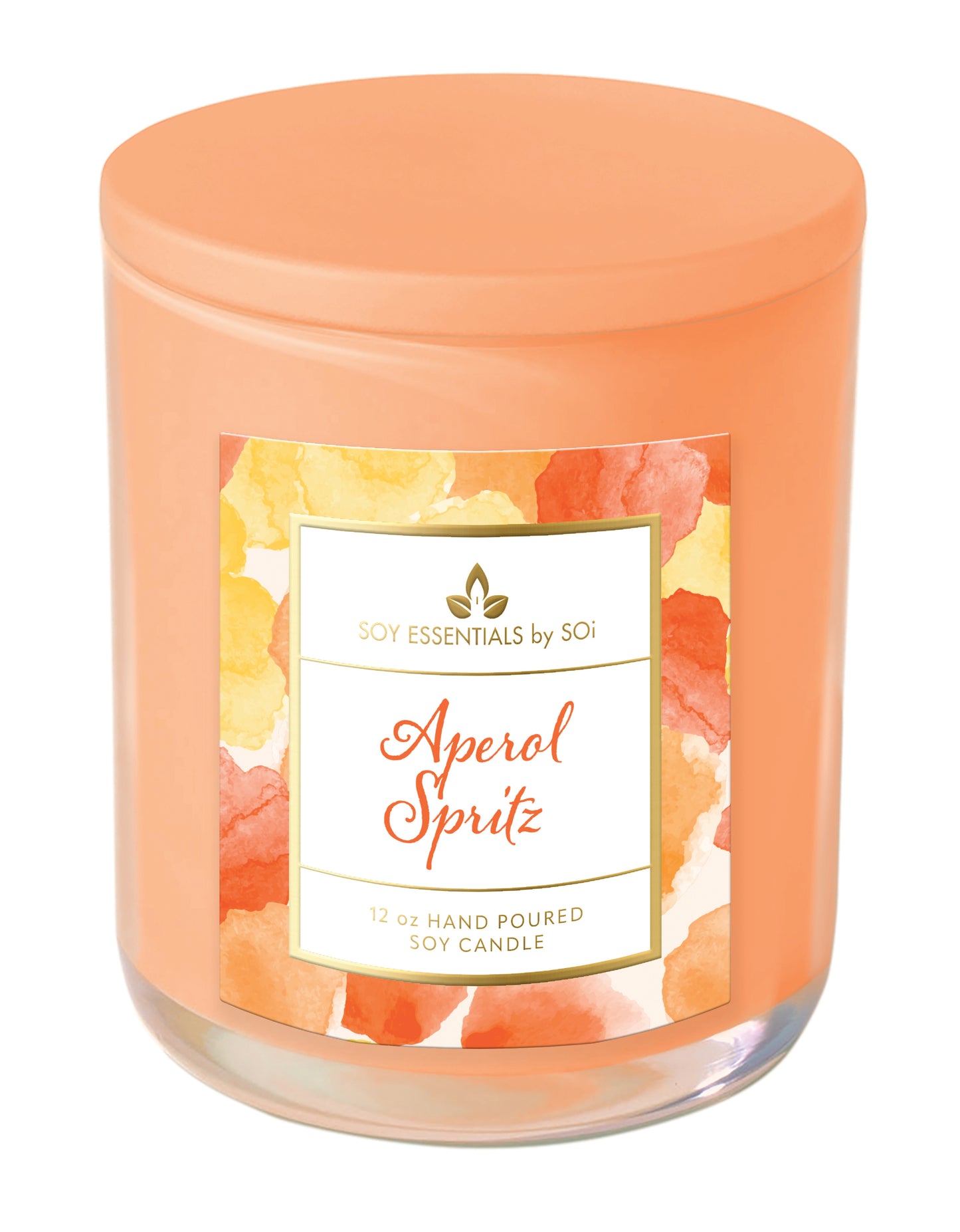 Aperol Spritz Duo | 8oz Candle Tin & 12oz Candle Jar - Watercolors Collection
