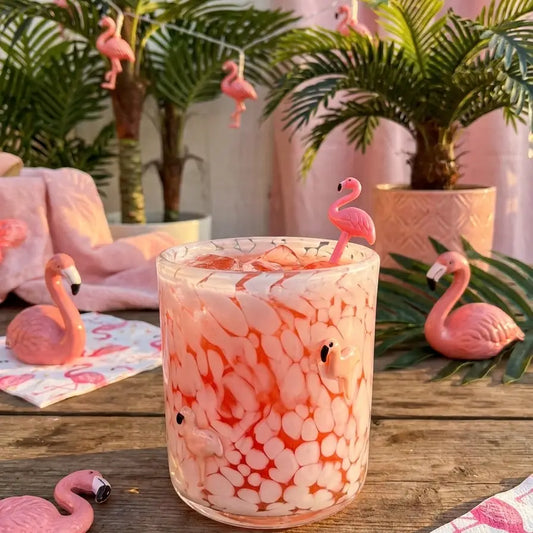 Flamingo | 13oz Icon Glass Tumbler - Drinkware Collection