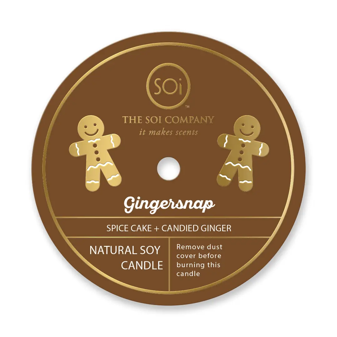 Gingersnap | 12oz Icon Candle - Fall Icon