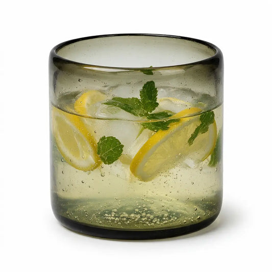 Smoke | 10oz Effervescent Glass Tumbler - Drinkware