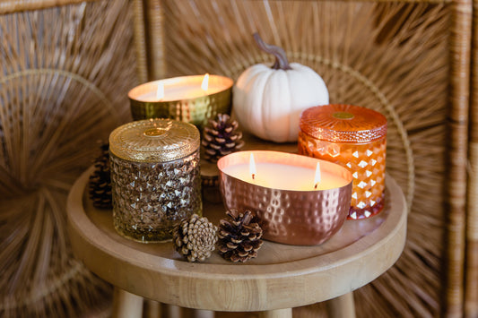 Pumpkin Chai | 8oz Petite Shimmer Candle