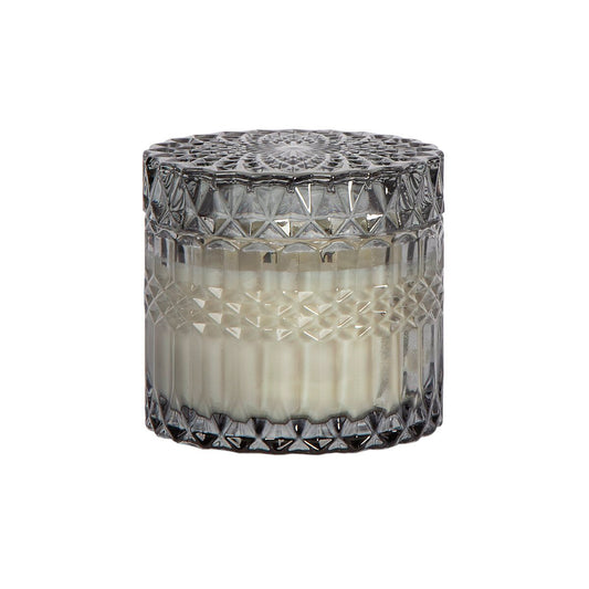 Heathered Suede | 8oz Petite Shimmer Candle