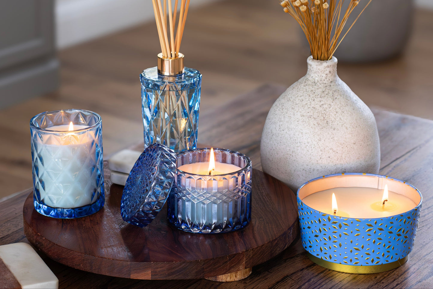 Santorini Breeze | 12oz Shimmer Tin