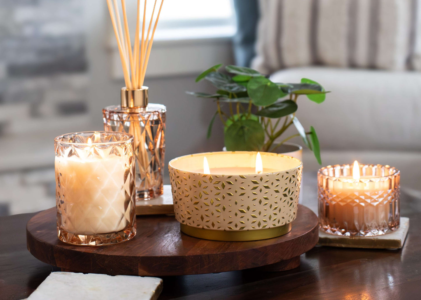 Alluring Amber | 8oz Petite Shimmer Candle