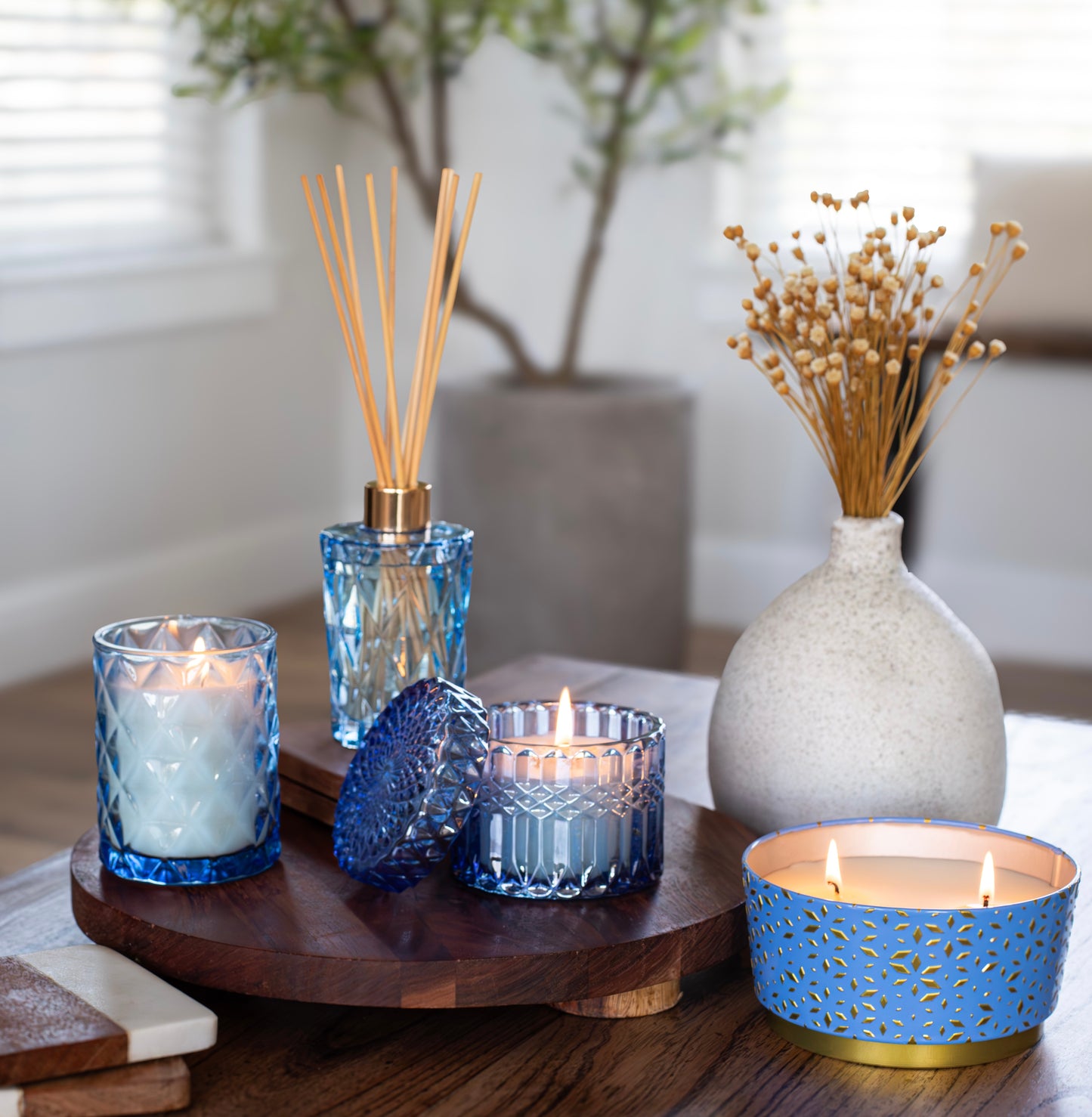Santorini Breeze | 9oz Luxe Box Candle