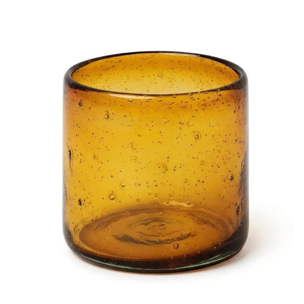 Amber | 10oz Effervescent Glass Tumbler - Drinkware Collection