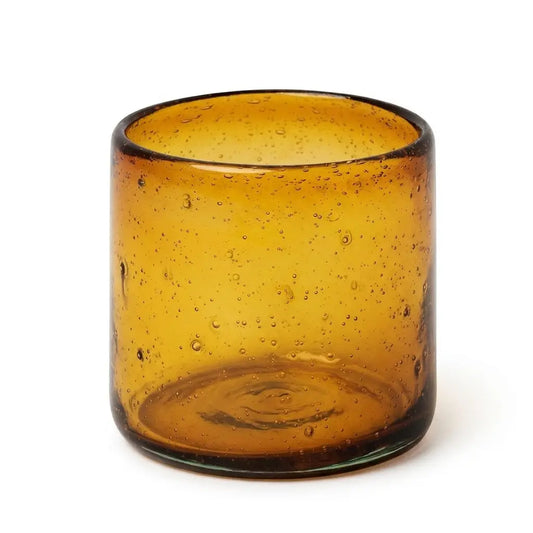 Amber | 10oz Effervescent Glass Tumbler - Drinkware Collection