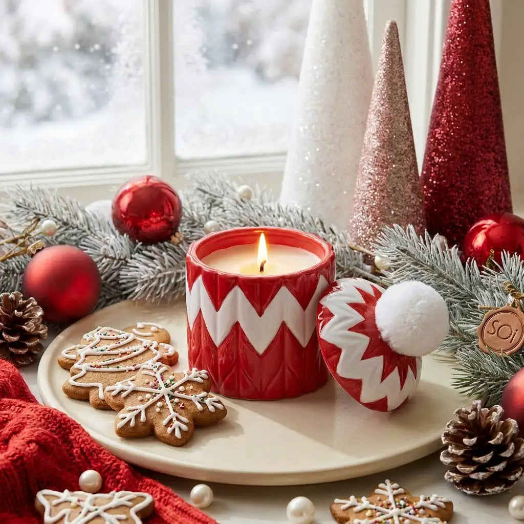Peppermint Lane | 10oz Beanie Candle