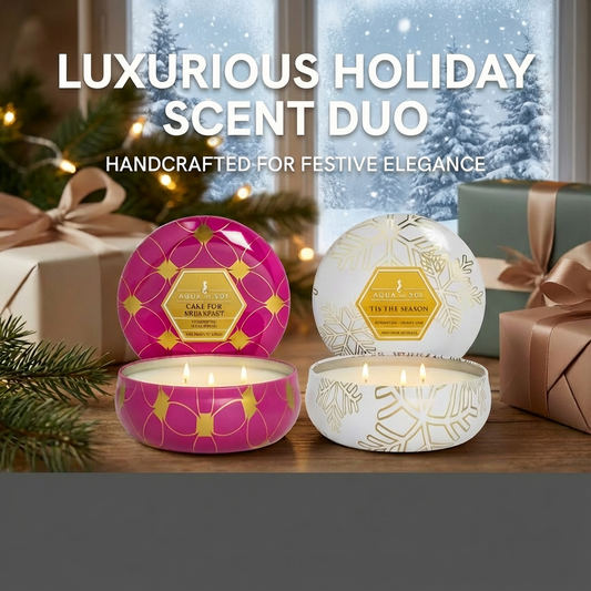 Cake for Breakfast + Tis The Season Duo | 21oz Triple Wick Tin (x2)