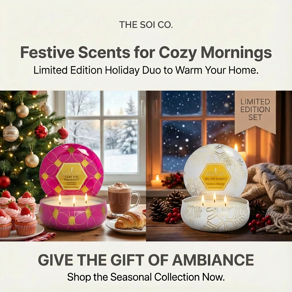 Cake for Breakfast + Tis The Season Duo | 21oz Triple Wick Tin (x2)