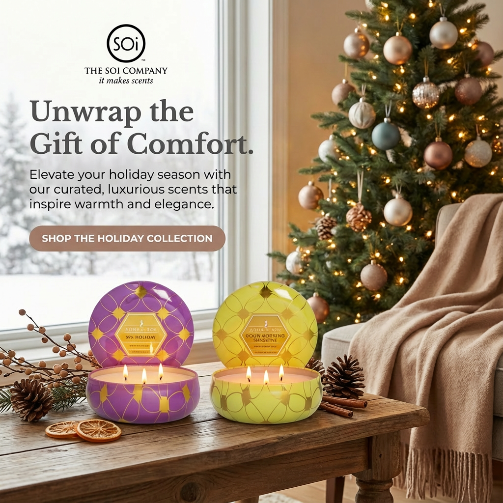 Spa Holiday + Good Morning Sunshine Duo | 21oz Triple Wick Tin (x2)