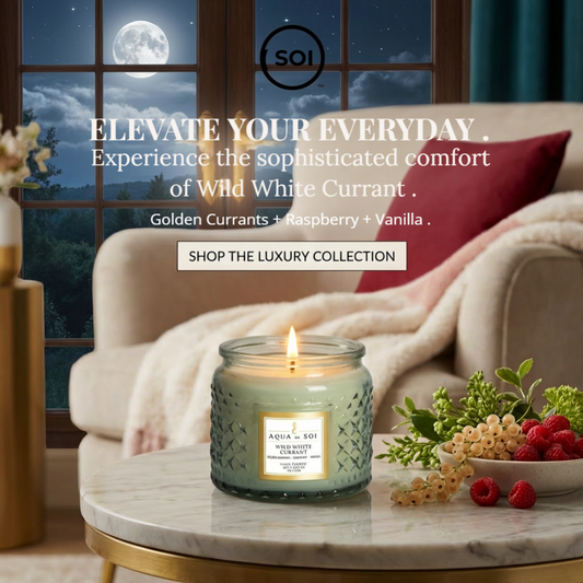 Wild White Currant | 11oz Faceted Jar Candle