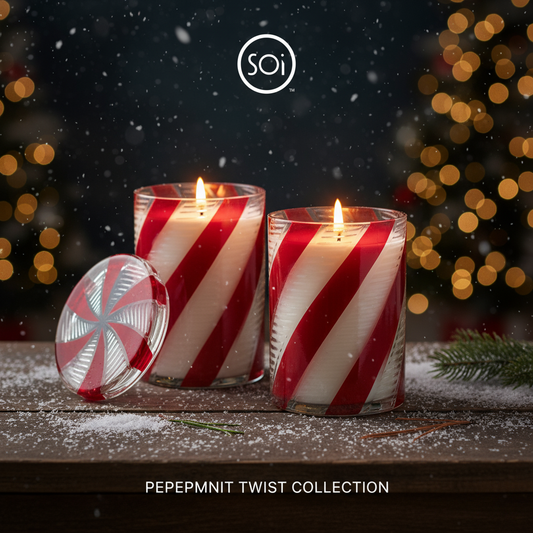 Peppermint Twist Duo |  26oz Glass XL (x2) - Limited Edition