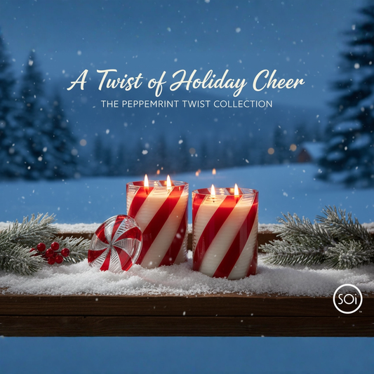 Peppermint Twist Duo |  26oz Glass XL (x2) - Limited Edition