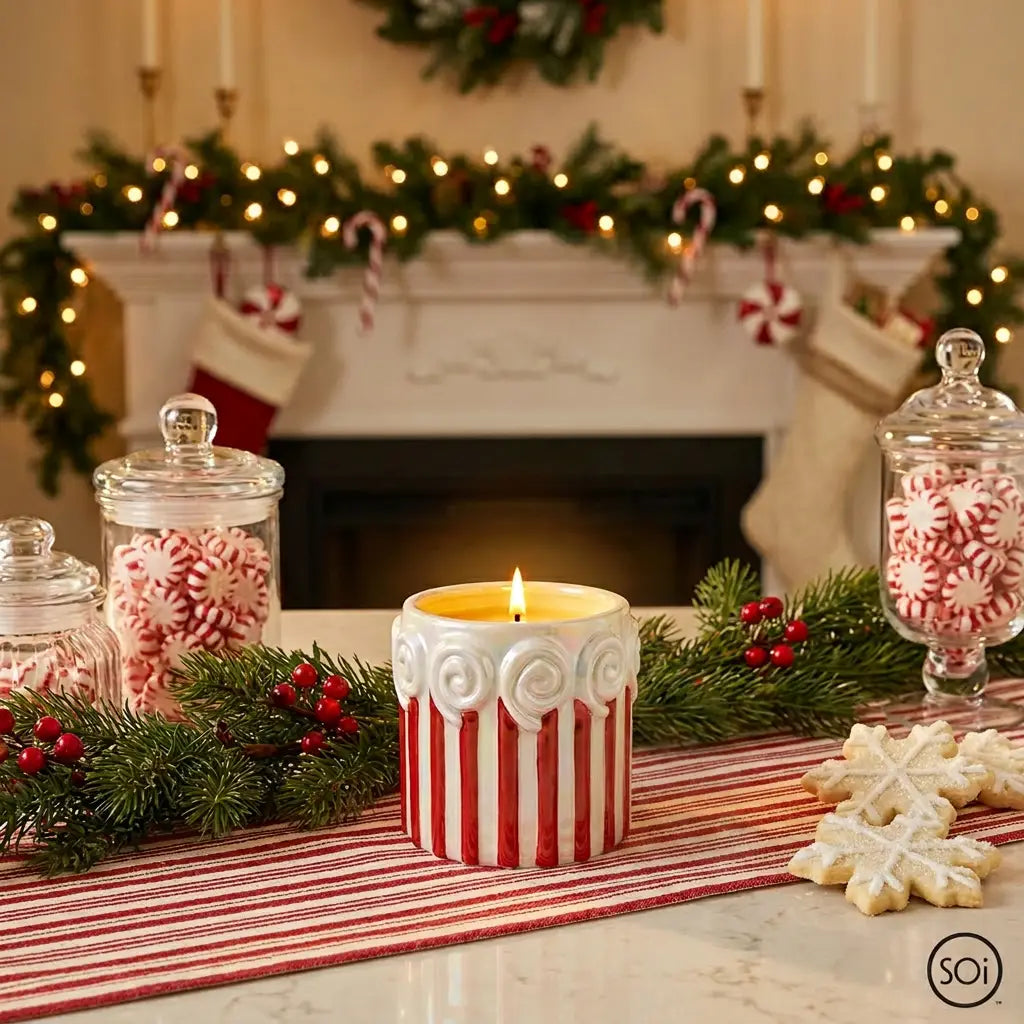 Peppermint Lane | 9oz Lollipop Candle