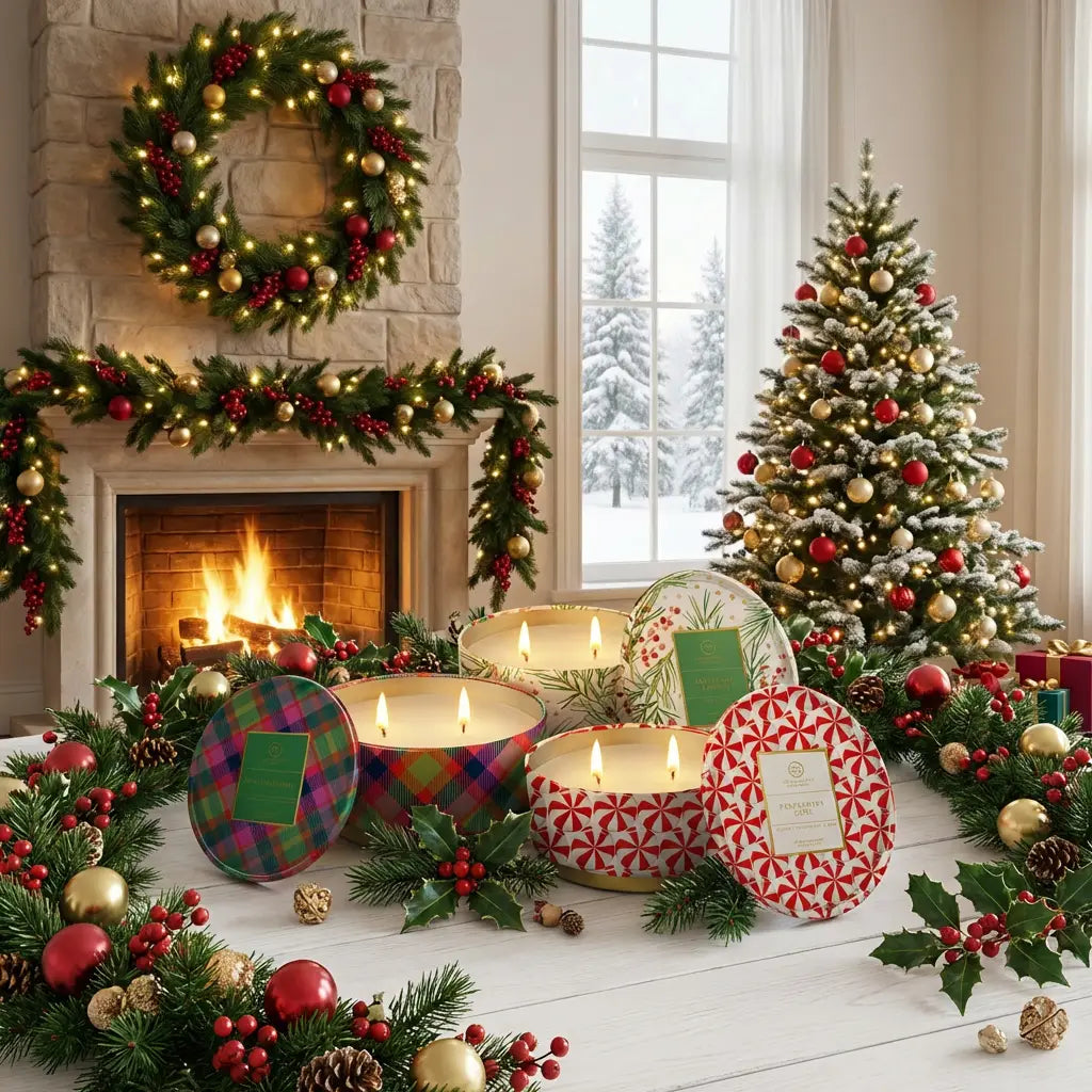 Mistletoe & Holly | 12oz Luxe Tin