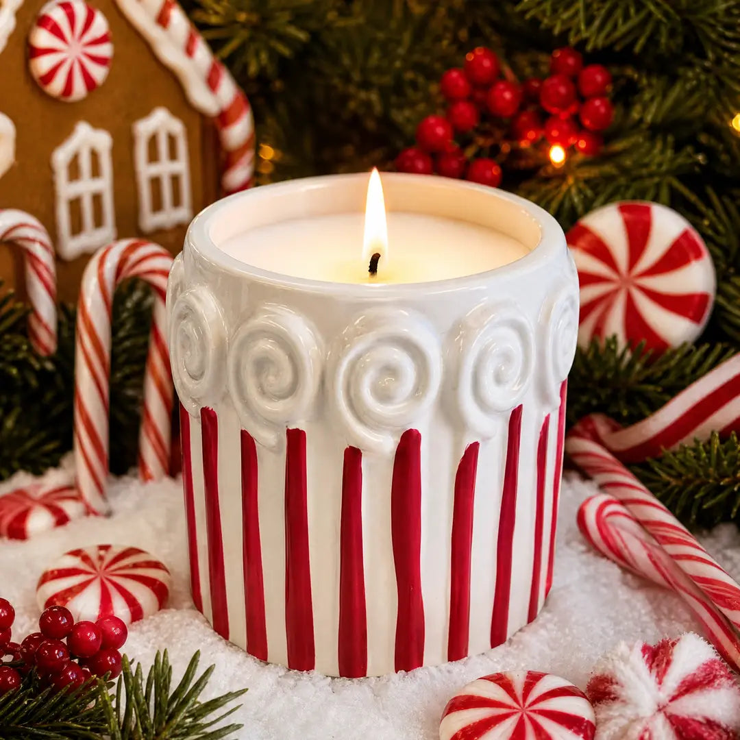Peppermint Lane | 9oz Lollipop Candle