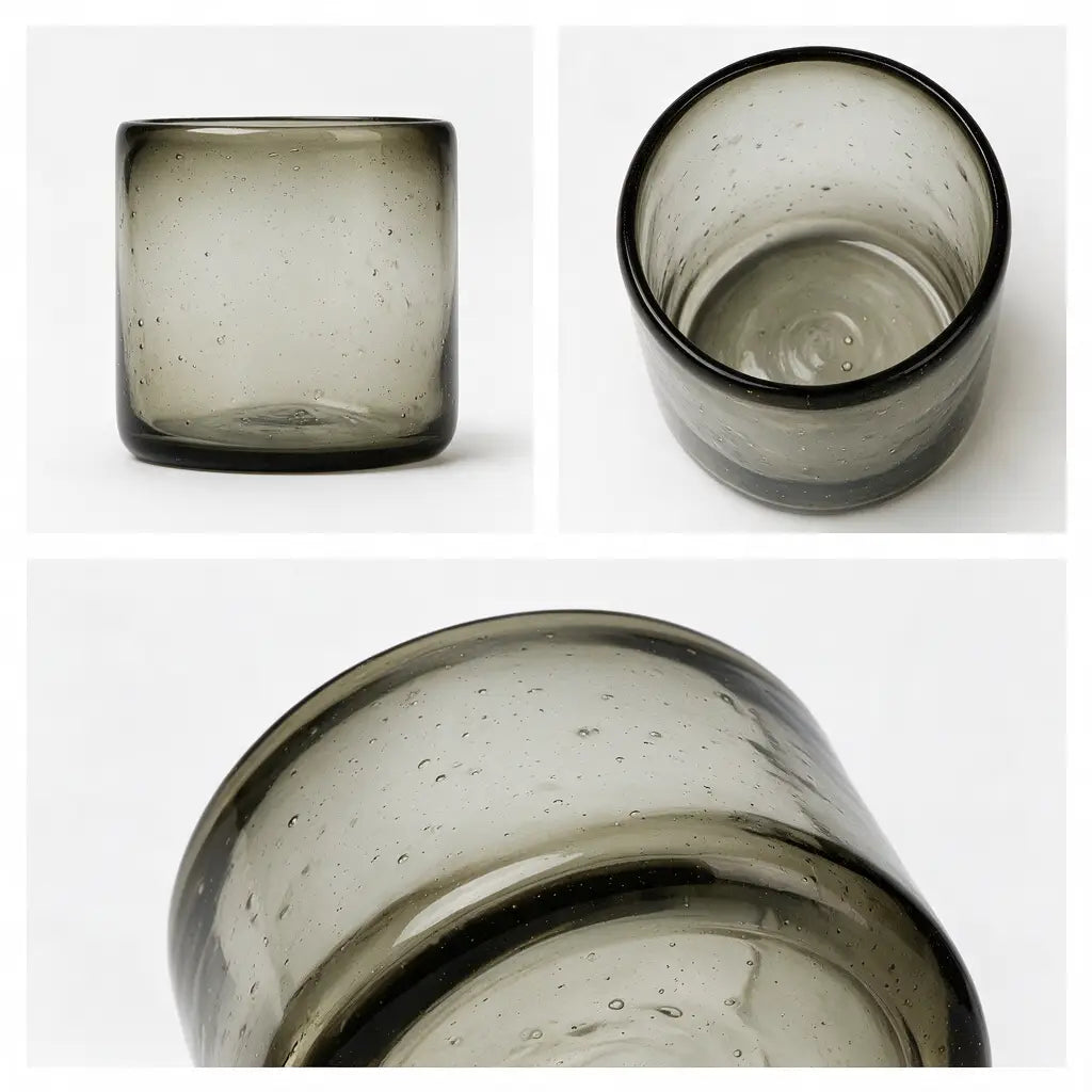 Smoke | 10oz Effervescent Glass Tumbler - Drinkware Collection
