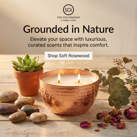 Soft Rosewood | 18oz Metal Candle